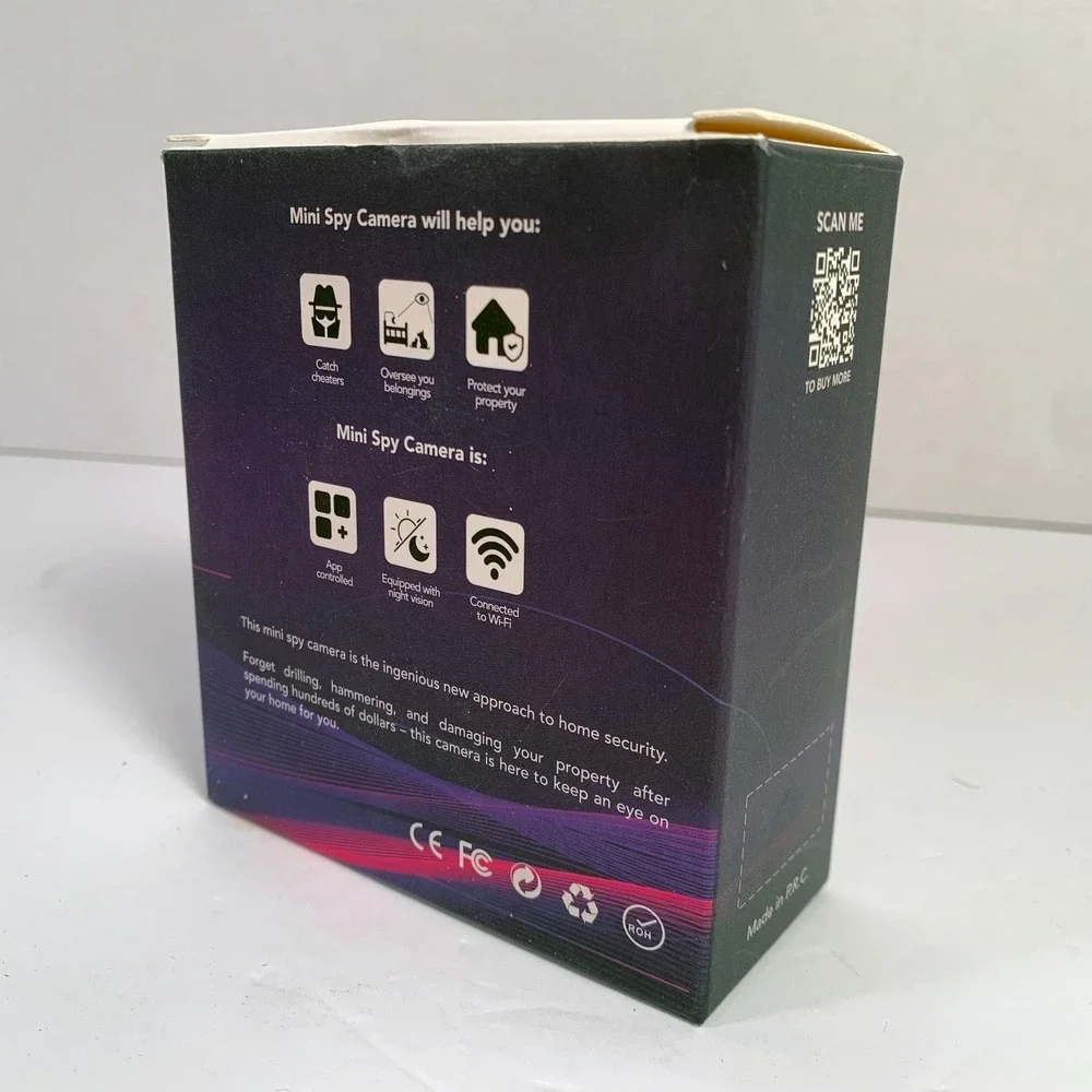 Mini Camera App‎ Controlled, WiFi, Night Vision, HD Image, New